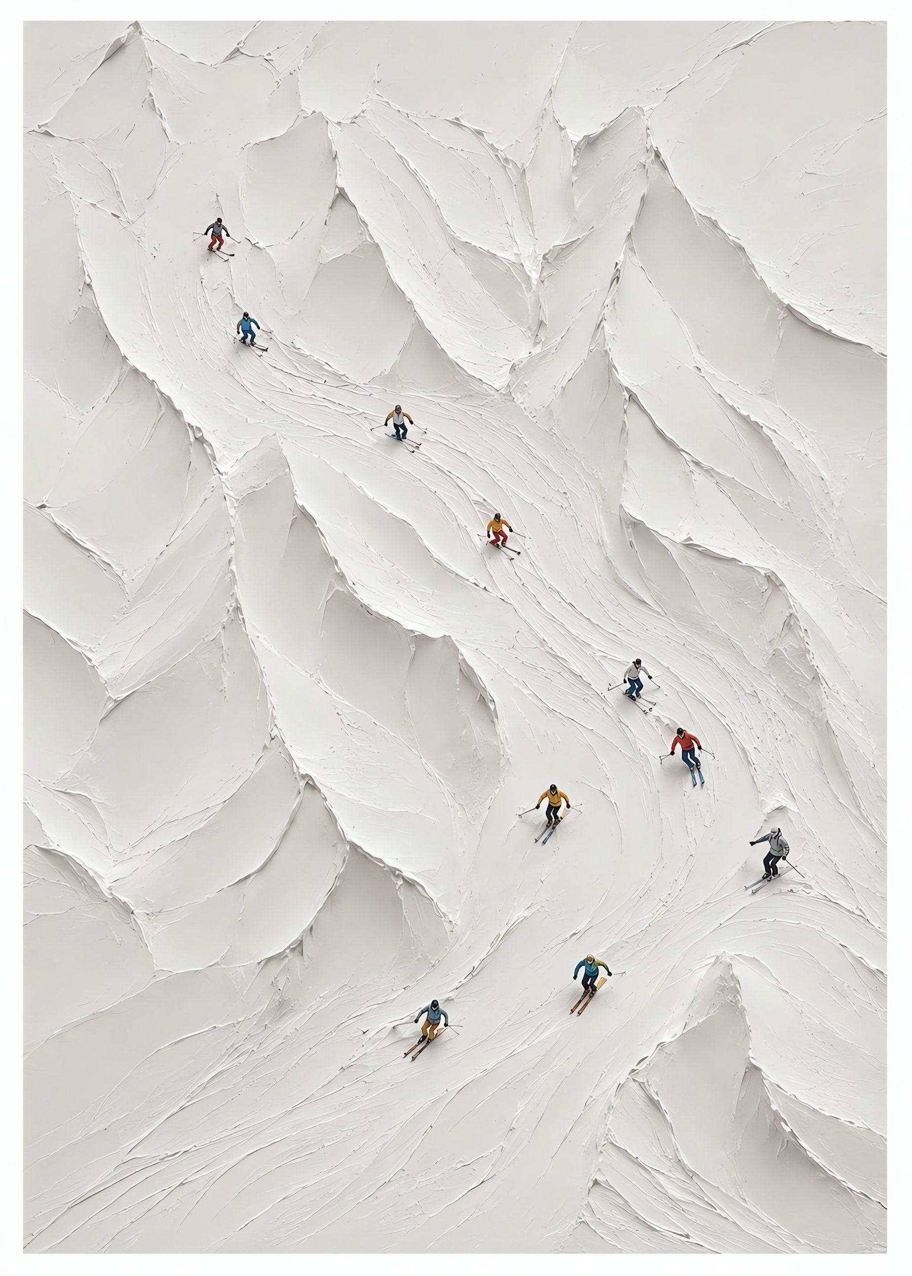 Alpine Silence Descent, flat artwork