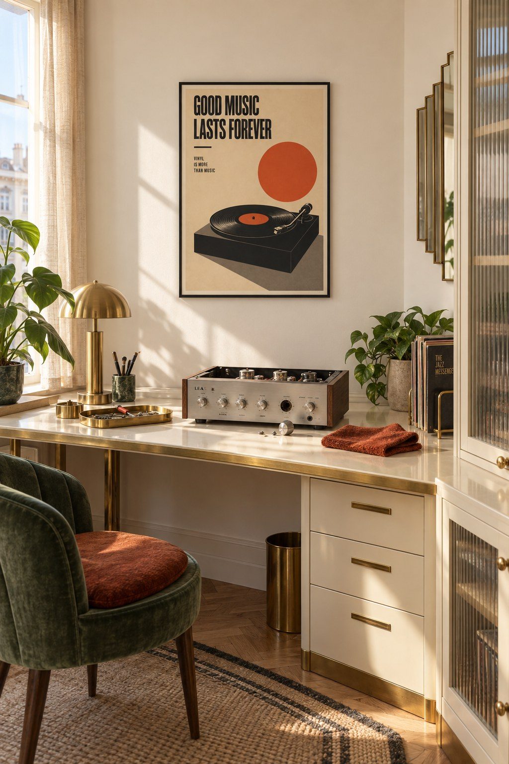 Good Music Forever, styled interior