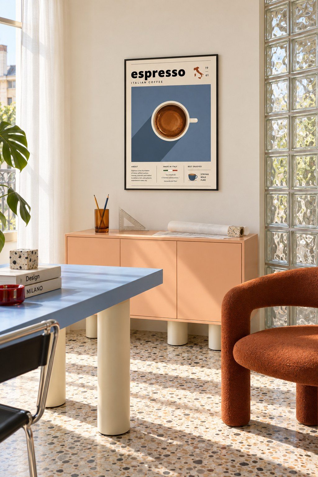 Italian Espresso Moment, styled interior
