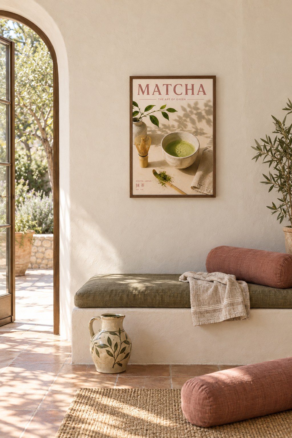 Matcha Morning Ritual, styled interior