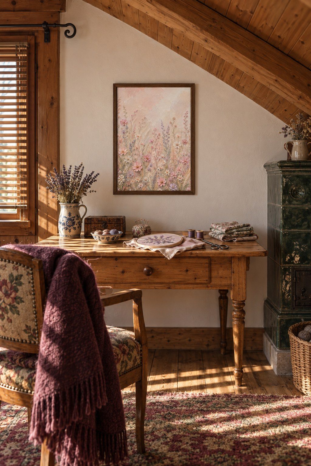 Meadow in Pastel, styled interior