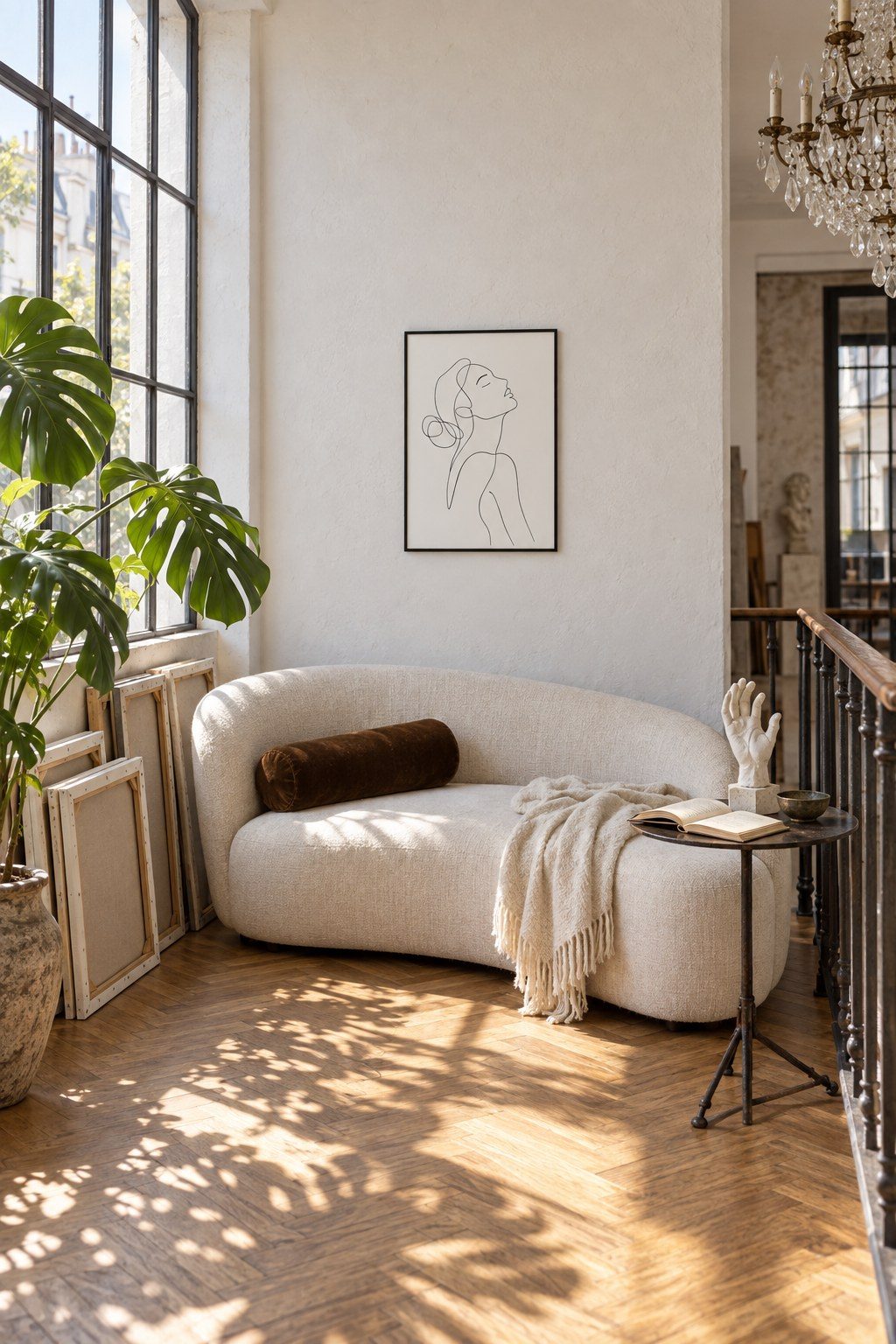 Quiet Muse Line, styled interior