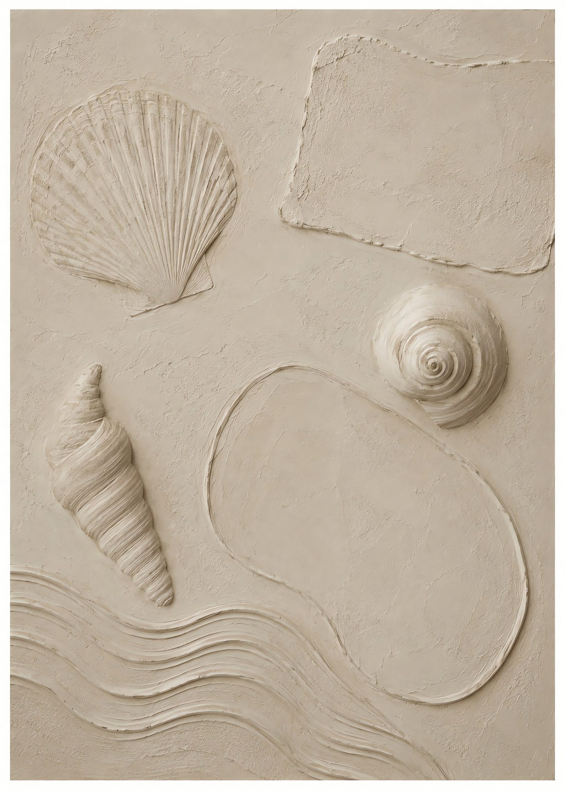 Quiet Shore Impressions, flat artwork