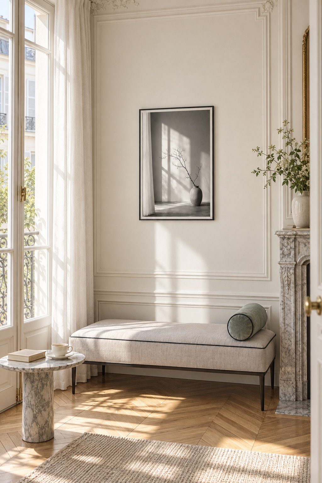 Quiet Window Light, styled interior