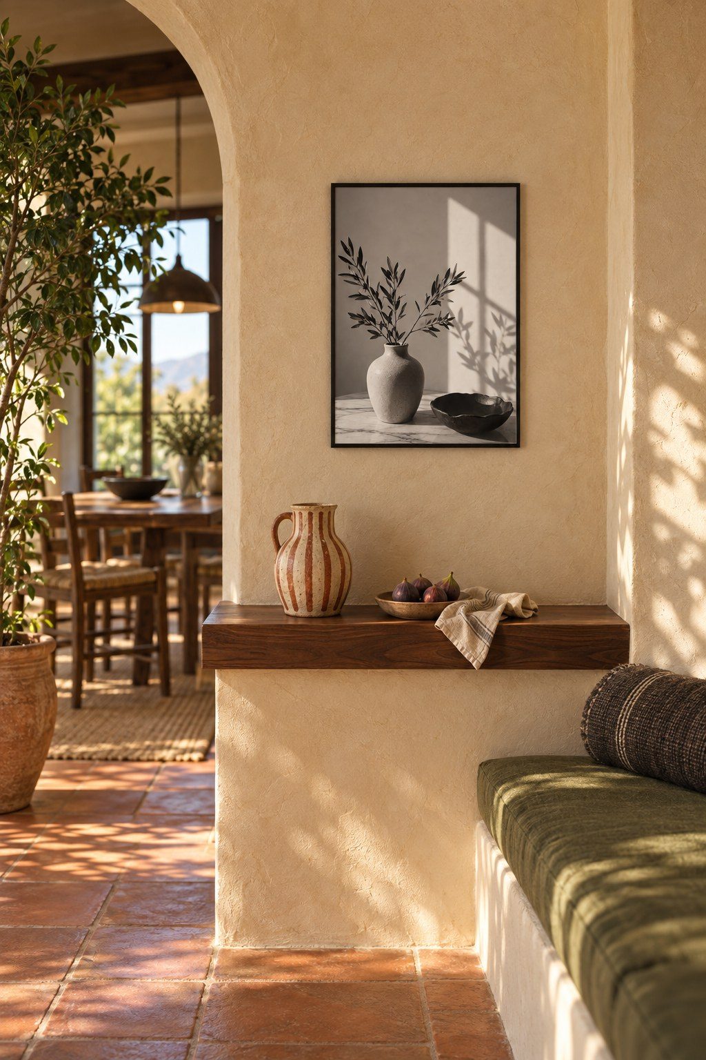 Still Life in Monochrome, styled interior