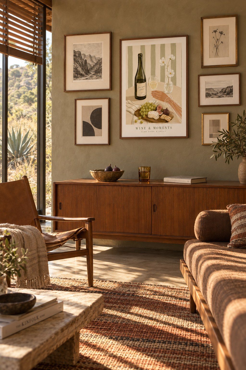 Wine and Moments, styled interior